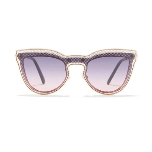 Valentino 34mm Individual Cat Eye Sunglasses Rose gold gradient - Picture 1 of 16